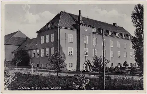 Großpostwitz Budestecy Lessingschule 1943