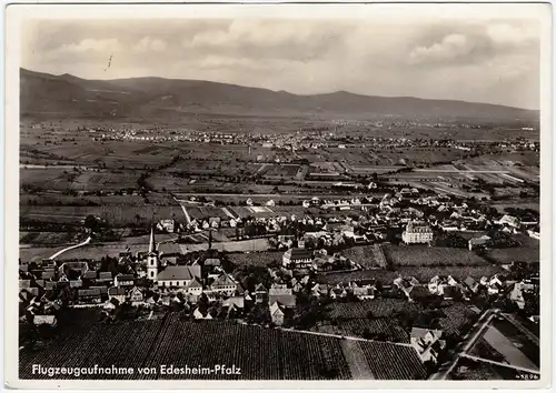 Edesheim-Edenkoben Luftbildaufnahme 1940