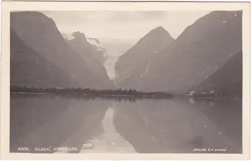 Olden-Stryn Nordfjord Foto Postcard Sogn og Fjordan Norge Norway 1930