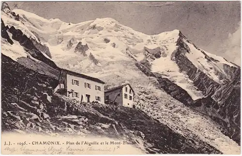 Chamonix Plan de l&#039;Aiguille et le Mont-Blanc 1930