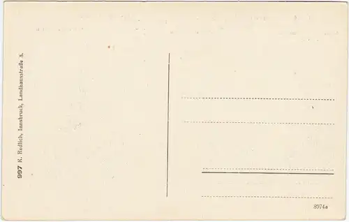 Gschnitz Innsbruckerhütte am Pinnisjoch Ansichtskarte Tirol b Innsbruck 1913