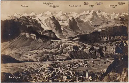 Meiringen Panorama 1928