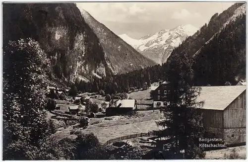 Bad Gastein Blick ins Kötschachtal 1930