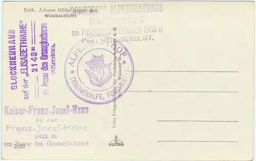 Fusch an der Großglocknerstraße Erzherzog Johann Hütte - Bergsteiger - Wiesbachhorn 1930