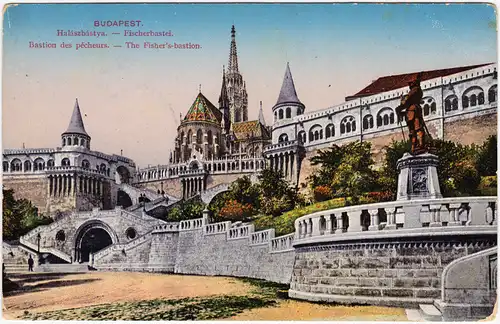 Budapest Fischerbastei 1916