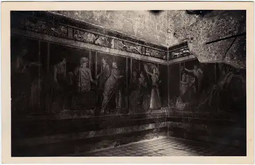 Ansichtskarte Pompei Mysterienvilla Villa dei Misteri Pompeji 1936