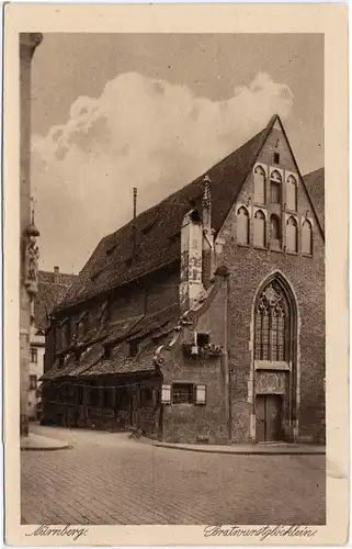 Ansichtskarte Nürnberg Bratwurstglöcklein 1928