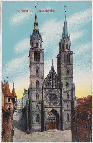 Nürnberg Lorenzkirche 1914