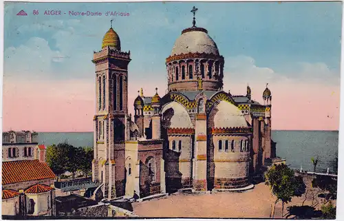 Algier Notre-Dame d Notre Dame Alger CPA Ansichtskarte 1922