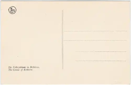  Le Denombrement de Bethlèem 1926