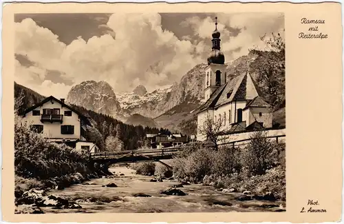 Ramsau mit Reiteralpe 1951