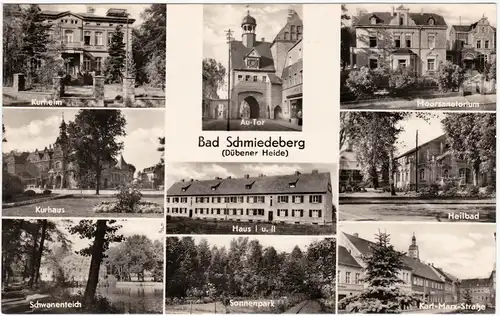 Bad Schmiedeberg Mehrbildkarte 1961