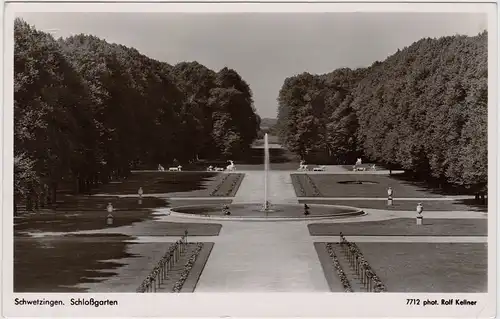 Schwetzingen Schlossgarten 1953