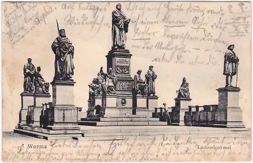 Worms Lutherdenkmal 1905