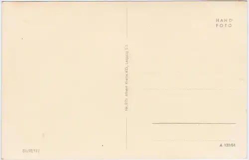 Königstein (Sächsische Schweiz) Lilienstein und Königstein Sächs. Schweiz 1954