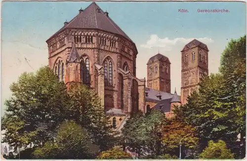 Ansichtskarte Köln Cöln Gereonskirche 1930