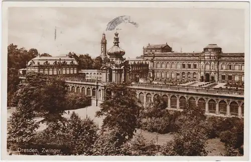 Innere Altstadt-Dresden Drježdźany Zwinger von Außen 1927