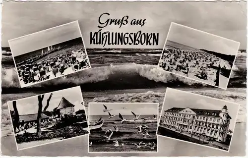 Ansichtskarte Kühlungsborn Mehrbildkarte 1957