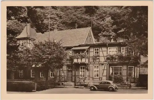 Trusetal Gasthaus: Zum Trusentaler Wasserfall 1954