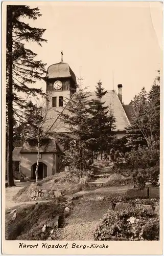 Ansichtskarte Kipsdorf-Altenberg (Erzgebirge)  Berg-Kirche 1963