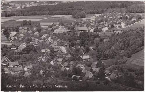 Waltersdorf-Großschönau (Sachsen) Totalansicht 1957