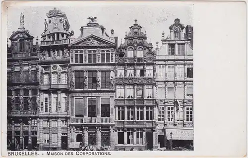 Brüssel Bruxelles Maison des Corporations 1900
