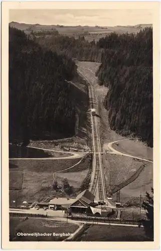 Lichtenhain/Bergbahn-Oberweißbach Oberweißbacher Bergbahn 1954