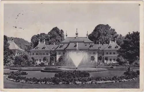 Pillnitz Lustschloss Pillnitz - im Schlossgarten 1937