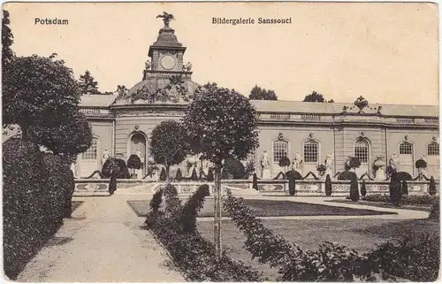Ansichtskarte Potsdam Bildergalerie Sanssouci 1915