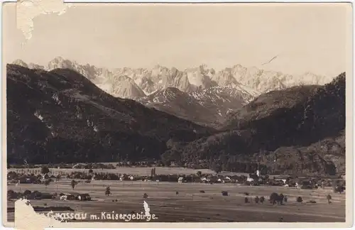 Grassau mit Kaisergebirge 1938