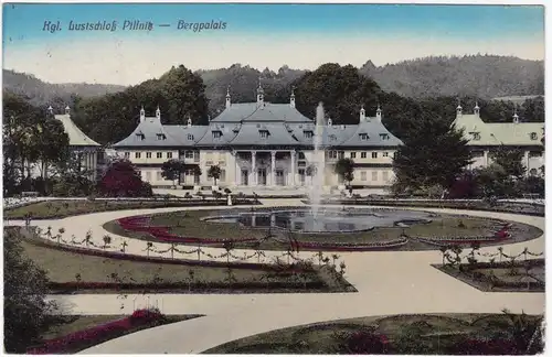 Pillnitz Lustschloß - Bergpalais 1919