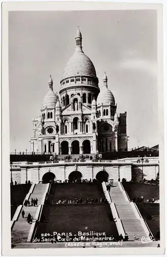Paris Basilique du Sacre Coeur de Montmatre 1970