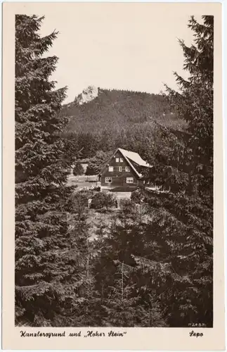 Oberschönau Waldhotel "Kanzlersgrund" 1954