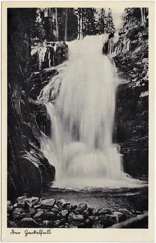 Hirschberg (Schlesien) Jelenia Góra Der Zackelfall im Riesengebirge 1932