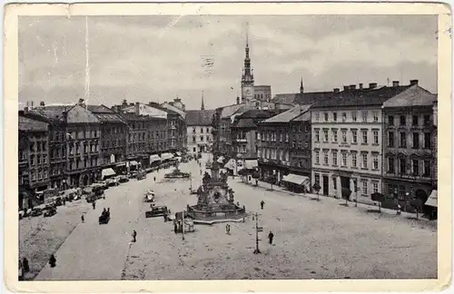 Olmütz Olomouc Wilsonovo namesti (Wilson Platz) 1937