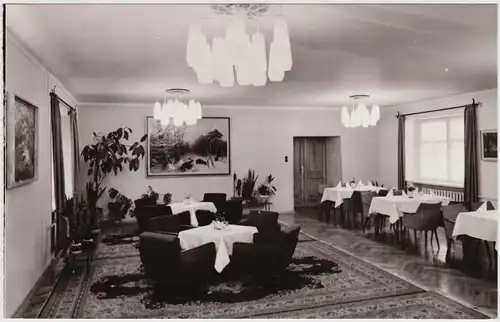 Moritzburg HO-Gaststätte und Hotel "Waldschänke" - Roter Salon 1975