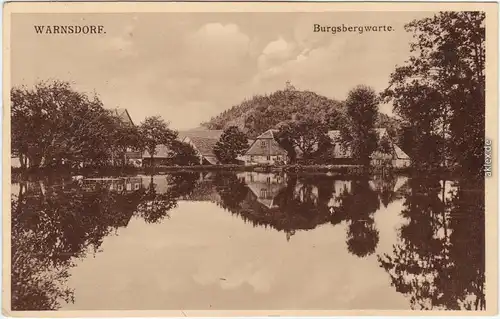 Warnsdorf Varnsdorf Burgbergwarte 1926