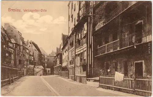 Breslau Wrocław Weissgerber Ohle 1917