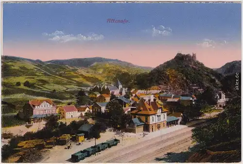 Altenahr Blick auf den Bahnhof 1914