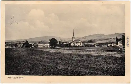 Bad Oppelsdorf Opolno Zdrój Partie an der Stadt 1913