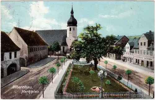 Olbernhau Marktplatz 1906