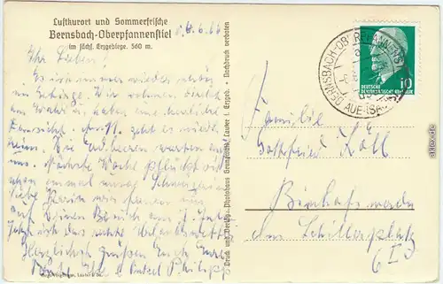 Oberpfannenstiel-Lauter-Bernsbach 3 Bild: Totale und Straßenpartien 1934