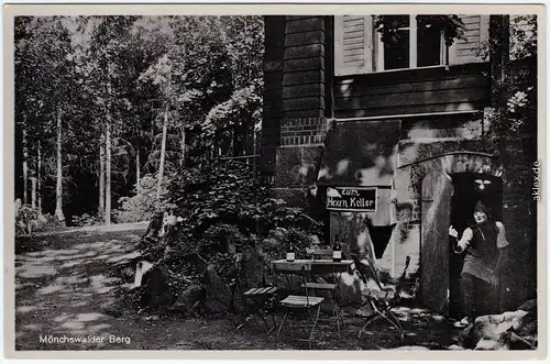 Wilthen (Sachsen)  Mönchswalder Bergbaude - zum Hexen Keller 1942