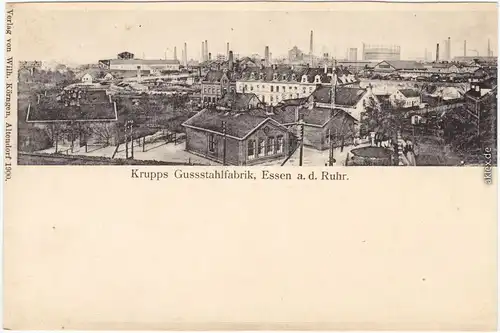 Borbeck-Essen (Ruhr) Krupps Gussstahlfabrik 1900