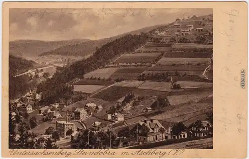Steindöbra-Klingenthal Panorama mit Aschberg 1926