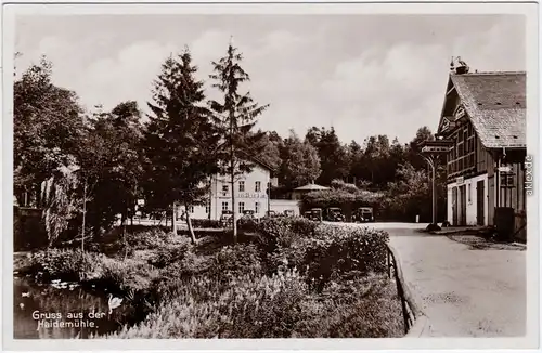 Langebrück-Dresden Drježdźany Gasthaus Haidemühle 1932