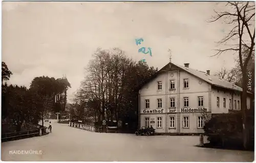 Langebrück-Dresden Drježdźany  Gasthaus Haidemühle 1938