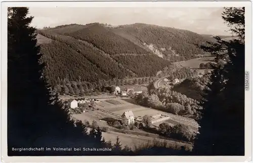 Schalksmühle (Volmetal) Berglandschaft im Volmetal 1929