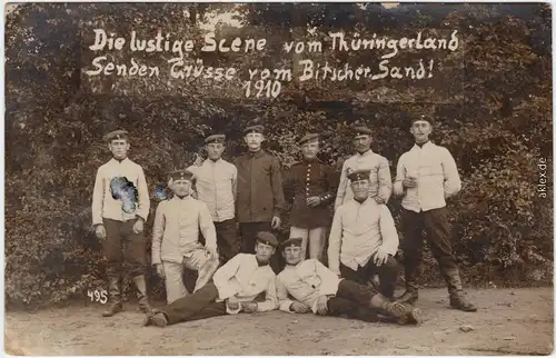 Bitsch Bitche Thüringer Soldaten 1910