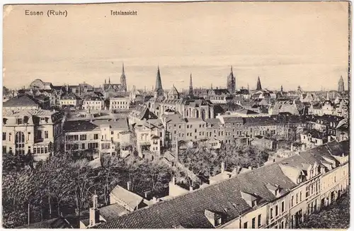 Essen (Ruhr) Totalansicht - Straße 1913